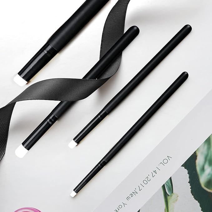 UNIMEIX Mini Blending Brushes for Card Making, Dry Miniature Painting Set Background Blender Paint Brushes Small Detailed Paint Watercolor Brushes (12 Pack)