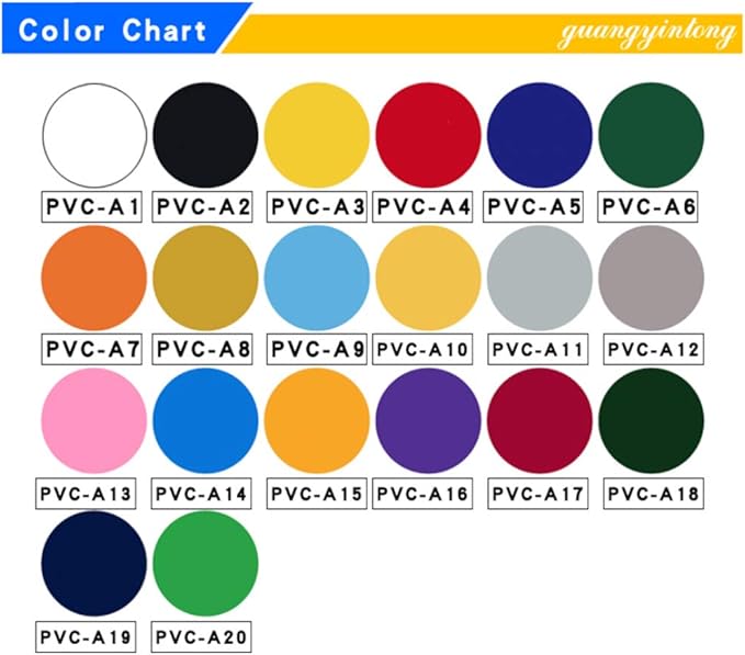 Guangyintong Heat Transfer Vinyl - 12" x 10ft Iron On Vinyl for T-Shirts, Matte Surface HTV for All Cutter Machines Easy to Cut & Weed for DIY Designs