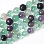90pcs 4mm Natural Stone Beads Fluorite Gemstone Round Loose Beads for Jewelry Making DIY Bracelet Necklace 15"(Green Fluorite, 4mm)