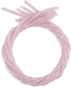 Natural Rose Quarts Crystal Spacer Beads Caps Loose Semi Gemstone for Beading Jewelry Making 4mmx2mm 38cm