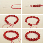 4mm 200pcs Natural Stone Round Beads Carnelian Genuine Stone Beading Loose Gemstone DIY Charm Smooth Beads for Bracelets Necklaces Earrings Hole Size 1mm (Carnelian 4mm)