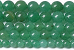 90PCS 8MM Natural Stone Green Aventurine Gemstone Loose Beads for Jewelry Making DIY Bracelet