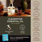 Gya Labs Clementine Essential Oil - 0.34 Fl Oz - for Hair, Skin, Diffuser, Aromatherapy & DIY Candle Making Scent