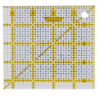 HONEYSEW 4PCS Square Set Quilting Ruler Acrylic Sewing Templates for Quilting and Sewing 2.5”, 4.5”, 6.5” and 9.5”
