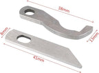 ‌4PCS Serger Blades Set- Upper/Lower Knife for Brother Overlock 925d,929d,935d,1034d (X77683001 Xb0563001)‌