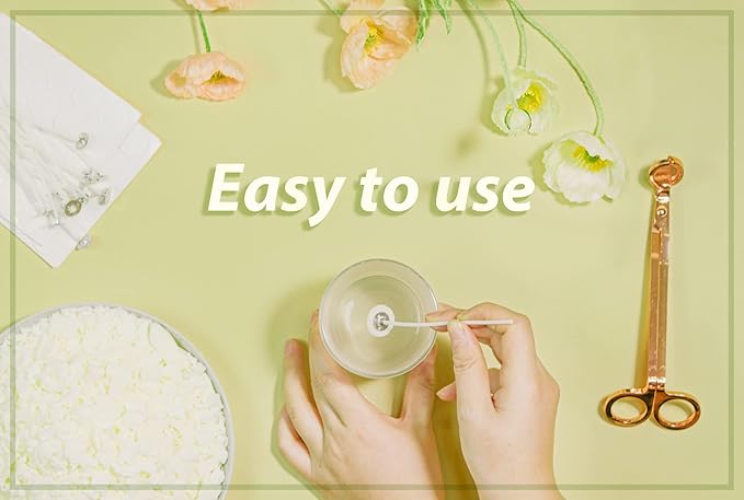 Soy Wax for Candle Making, 5 lb Soy Flakes, Paraffin-Free, Beeswax-Free, with 2X 101oz Wax Melting Pot, Candle Wicks, Wick Stickers, Centering Device