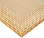 10 Pack Basswood Sheets 3mm 10 x 10 x 1/8 Inch Plywood Board, Thin Natural Unfinished Wood for DIY Crafts Painting, Hobby, Model Making, Wood Burning and Laser Projects