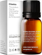 Gya Labs Cilantro Essential Oil - 0.34 Fl Oz - for Hair, Skin, Diffuser, Aromatherapy & DIY Candle Making Scent