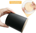 10 OZ Thick Candle Jars for Making Candles 15 Pcs, Empty Jars with Wood Lids for Candle Making, Sample Container, Matte Black