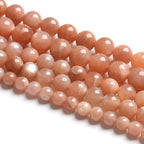 10MM 36PCS Natural Stone Sunstone Gemstone Loose Beads for Jewelry Making DIY Bracelet Crystal Beads