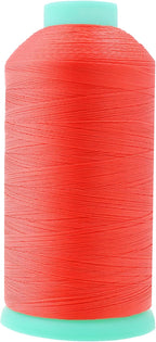 Mandala Crafts Bonded Nylon Thread Coral Heavy Duty Sewing Threads - 2843 YDs Size 46 210D T45 Tex 45 Thread for Leather Jeans Weaving Outdoor Marine Upholstery Threads
