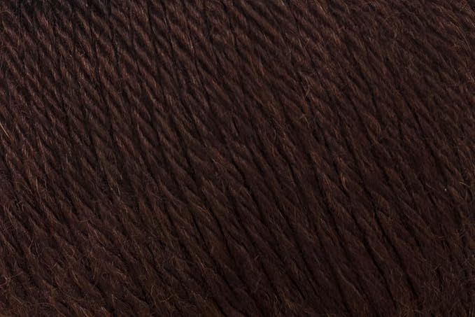 100% Baby Alpaca Yarn for Knitting & Crocheting - Set of 2 Skeins of Premium Yarn DK - Lightweight, Hypoallergenic & Thermal Peru Made - Ideal for Delicate Projects (N118 - Dark Chocolate)