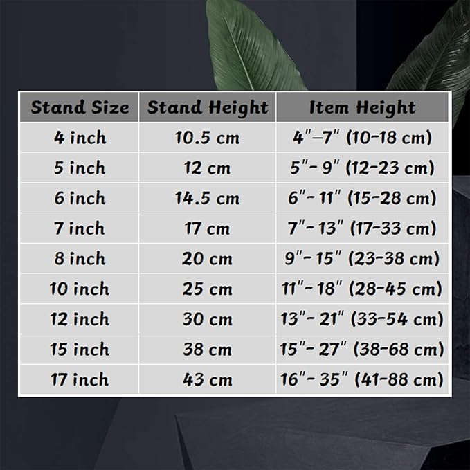 (2 pack)Iron Display Stand Large Black Iron Easel Plate Display Photo Holder Stand, Displays Picture Frames,Decorative Plates, Tablets and Art 17 Inch