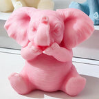 Elephant Animal Resin Casting Mold - 3D Silicone Mold for Candle Making & Home Decor