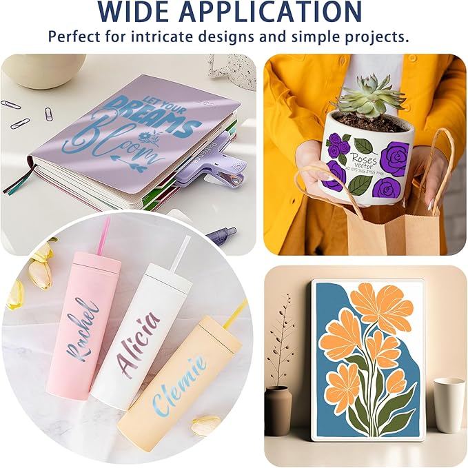 TECKWRAP Matte Permanent Vinyl, 12" x 3ft, 12 Rolls Adhesive Vinyl Compatible with Cutters, Signs, Scrap-Booking, for Mug, Window, Home Decal, Vintage Color