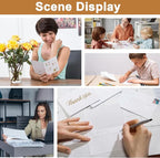 100 Sheets Bright White Cardstock 8.5 x 11 Printer Paper, 200gsm/75lb Thick White Construction Paper Card Stock for Certificates, Menus, Cards Making, Business Cards, School Crafting