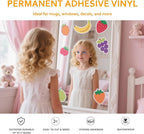 The Accessories Bundle for Cutting Joy Machines, Accessories and Supplies Include Heat Transfer Vinyl, Adhesive Vinyl, Cutting Mat and Weeding Tools for Crafting Starter