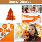 100 Sheets Orange Cardstock 8.5 x 11 Halloween Paper, 75lb Heavyweight Pumpkin Paper Card Stock for Cards Making, Greeting Card, School Crafting, Invitations