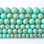 12MM 32PCS Peacock Blue Shell Turquoise Spacer Loose Beads for Jewelry Making DIY Bracelet Necklace