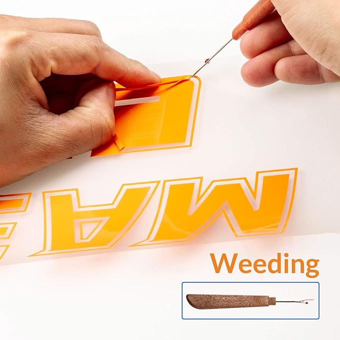 HTV Orange Heat Transfer Vinyl Rolls 12 Inch by 5 feet Roll Iron on DIY for T-Shirt Easy to Cut & Weed for Heat Vinyl Design Glossy (5Ft, Orange)