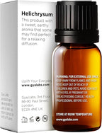 Gya Labs Helichrysum Essential Oil - 0.17 Fl Oz - for Hair, Skin, Diffuser, Aromatherapy & DIY Candle Making Scent