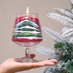 Pearled Candle Sand Wax Christmas Making Kit Refillable Pearled Wax with 1lb White and 300g 3 Colors 50 Wicks 10 Christmas Decoration Cards Scented Candle Supplies for Christmas Home Decor