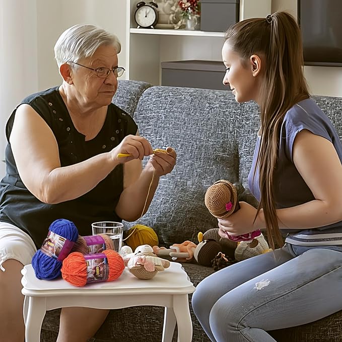 Chunky Chenille Yarn for Crocheting - 3x100g/3.5oz Baby Blanket Yarn for Crocheting Soft - 262 Yards Fluffy Thick Plush Yarns for Knitting Blankets Amigurumi (1, Goose Yellow)