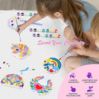 IFLOVE Paint Your Own Stepping Stones for Kids Craft Kits,Arts and Crafts for Kids Ages 4-8,5 Pack Painting Crafts for Girls Ages 8-12，Outdoor Toys Art Supplies Toddler Birthday Gift (Unicorn)