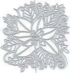 DzIxY Christmas Hollow Flowers Metal Cutting Dies for Card Making Kit Embossing Paper Die Cuts Scrapbook Machine Stencils Storage Pockets Supplies