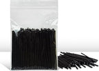 2" Black Cotton Candle Wicks 200-Pack – Metal-Free & Lead-Free for Pearled Candles Sand Wax Extra Refill, DIY Candle Making