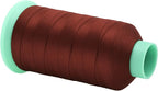 Mandala Crafts Size 92 280D T90 Bonded Nylon Thread Copper Brown Heavy Duty Sewing Threads - 1100 YDs Tex 90 Thread for Leather, Jeans, Weaving, Outdoor Marine Upholstery Threads