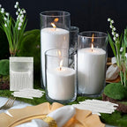 Pearled Candle Cotton Wicks 500-Pack for Sand Candles Making - 2Inch Metal-Free and Lead-Free Refill Sand Wax Wick for Candle Making DIY (White)