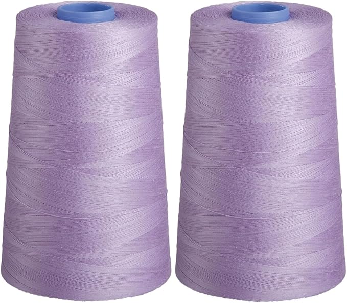 Connecting Threads 100% Cotton Essential Thread 5000 Yard Cone Set of 2 (Lavender)
