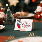 GLOBLELAND Christmas Comic Cat Clear Stamp for Card Making Cartoon Cats Silicone Stamps Christmas Stockings Transparent Stamp for DIY Scrapbooking Embossing Journaling