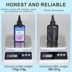 JDiction 200g UV Resin - New Formula Crystal Clear Solar Cure Sunlight Activated Hard UV Resin Kit for Jewelry Making, Casting and Coating DIY Crafts