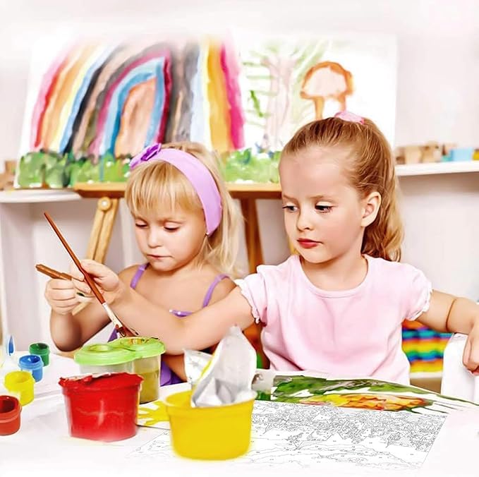 240 Sheets Watercolor Paper Cotton 140LB/300GSM Thick Off-White Cold Press Paper Pack for Kid Child Watercolor Drawing Paper for Painting Art Works Drawing Supplies, 4 x 6 Inches