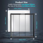 Longer B1 24000mW Laser Engraver,Equipped with auto air Assist, Camera kit,and 500mm Honeycomb Panel.High Speed 36000mm/min,Precise Cutting on Wood, Acrylic, and Stainless Steel.