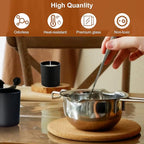 CONNOO 15 Pack 7 OZ Matte Black Candle Jars with Bamboo Lids for Making Candles, Thick Glass Candle Jars Empty Jars in Bulk with lids - Dishwasher Safe