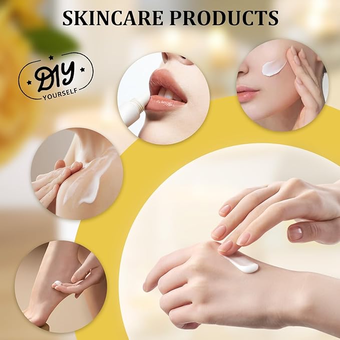 Beeswax pellets 2LB/5LB/10LB/20LB, VEGISHINE Pure and Natural Yellow Beeswax for DIY Skin Care, Lip Balm, Polishing, Lotion, Soap, Candle Making Supplies