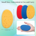 12Pcs Clay Sponges for Clay, Boyistar Ceramics Pottery Clay Sponge for Shaping and Clean Sponge with 3-Density Clay Sponge Artists Sponge for Pottery Modeling Sculpting with Mesh Bag