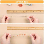 Black Elastic Stretchy String , Paxcoo Stretch Bead Cord for Bracelets, Necklaces, Jewelry Making and Beading Supplies