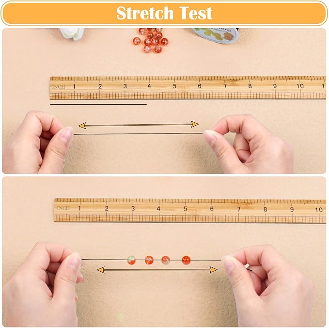 Black Elastic Stretchy String , Paxcoo Stretch Bead Cord for Bracelets, Necklaces, Jewelry Making and Beading Supplies