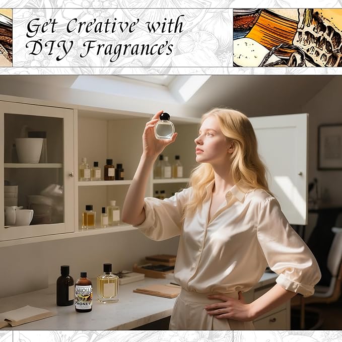 HIQILI Honey Fragrance Oil for Making Candle, Soap, Perfume, Warm Scents for Essential Oil Diffusers, Great for Home, Laundry - 5.07 Fl Oz