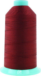 Mandala Crafts Bonded Nylon Thread Maroon Heavy Duty Sewing Threads - 1250 YDs Size 138 420D T135 Tex 135 Thread for Leather Jeans Weaving Outdoor Marine Upholstery Threads