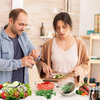 Pottery Herb Stripper Bowl -2025 New Handmade Ceramic Tool for Kale, Beets, Herbs - Ideal for Homesteading & Kitchen, Durable (White Glaze)