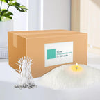 ECLHTLNY 10LB DIY Snow Pearled Candle- Powder Candle Making for Soy Wax Candle Crafts- Natural Candle Making Supplies- HIGH Class Material- LongLasting Burn Time