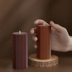 2 Pack Stripe Cylinder Pillar Spiral Candle Resin Mold - Resin Casting Silicone Molds for Home Decor & Candle Making Wave Spiral Mold