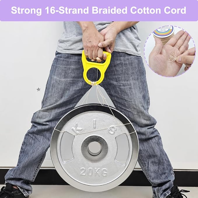 1mm Faux Leather Waxed Cotton Cord, 175 Yards – Durable Necklace String, Soft and Textured Cord for Necklaces, Bracelets, and Jewelry Making