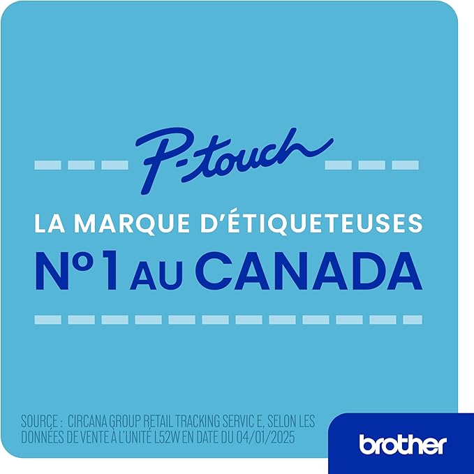 Brother P-Touch PT-N20 Personal Desktop Label Maker, Portable, Handheld and Prints, P-Touch Btag ~½” (12mm) Wide Color Personalized Label Tapes (Pack of 3)