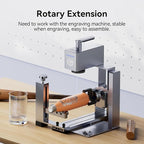 Longer Nano Pro Portable Laser Engraver with 4-in-1 Rotary Extension, 5000mm/s High-Speed 12W Laser Engraver, and Cutter, DIY Engraver Tool for Wood, Acrylic, Leather, Cloth, Metal, Ceramics